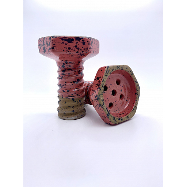 Чаша Thor Evil Screw Bowl Clay Красно Розовый в Челябинске
