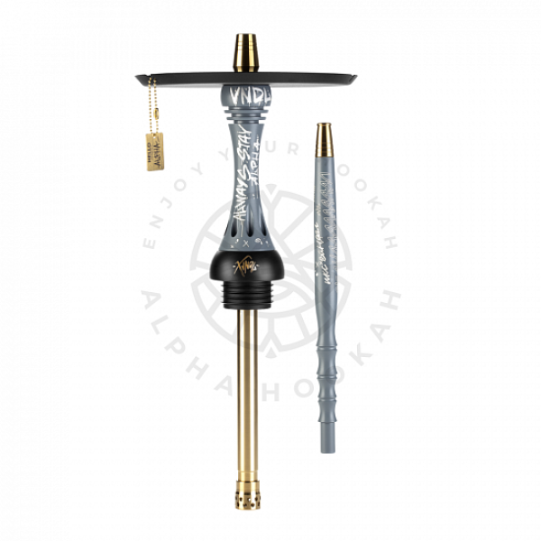 Кальян Alpha Hookah X VNDL Nardo Grey Серый (42 см) в Челябинске