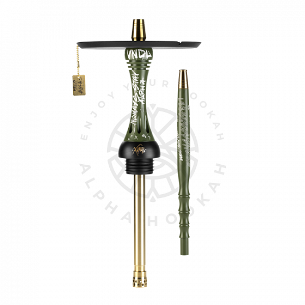 Кальян Alpha Hookah X VNDL Olive Зелёный (42 см) в Челябинске