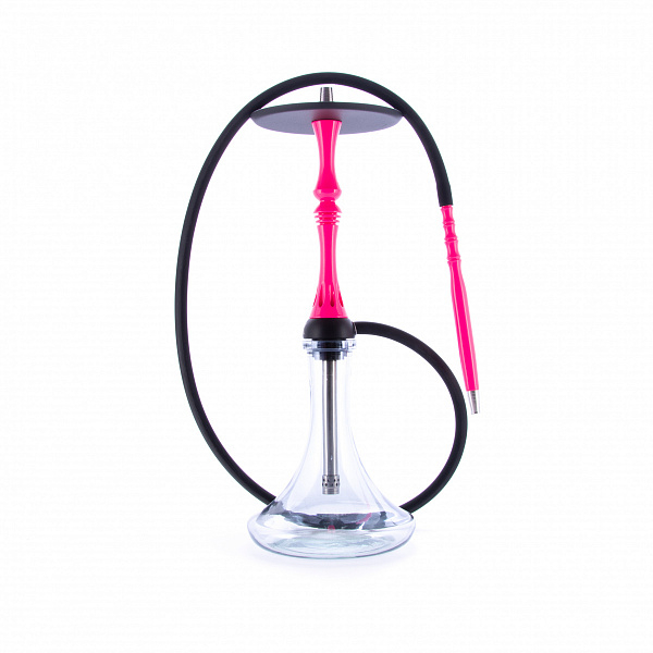 Кальян Alpha Hookah Kappa Rose Fluor (Розовый, 56 см) в Челябинске