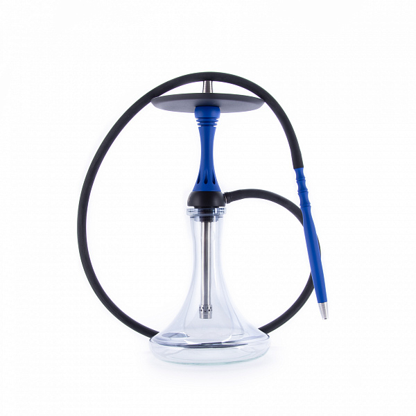 Кальян Alpha Hookah X Blue Matte (Синий, 42 см) в Челябинске