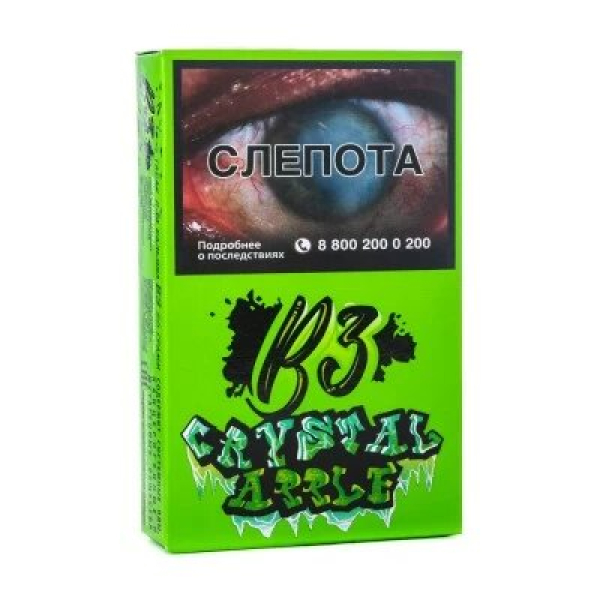 Табак B3 Crystal Apple (Яблоко со льдом) 50 гр в Челябинске