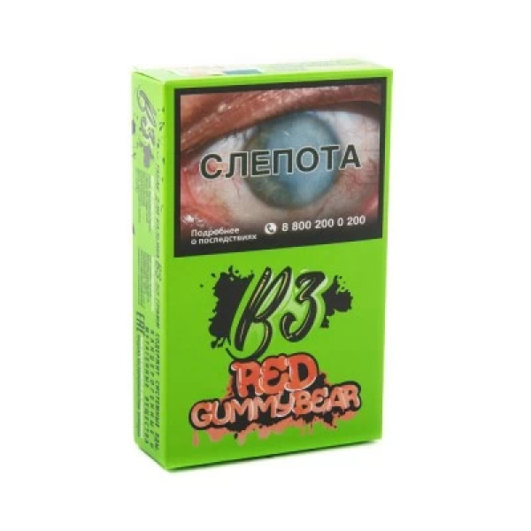 Табак B3 Red Gummy Bear (Красные Мишки Гамми) 50 гр в Челябинске