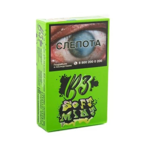 Табак B3 Soft Mint (Сладкая Мята) 50 гр в Челябинске