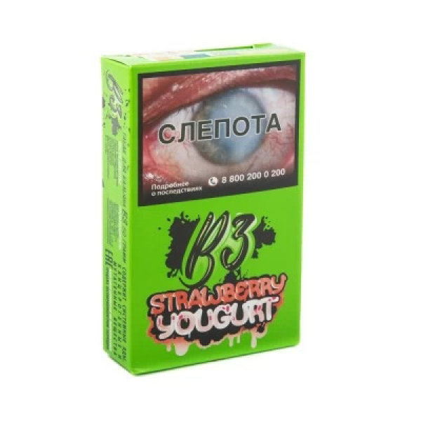 Табак B3 Strawberry Youghurt (Клубничный Йогурт) 50 гр в Челябинске