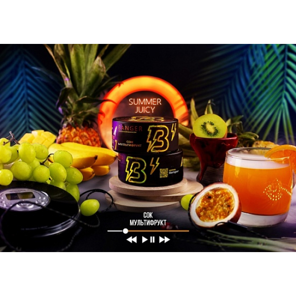 Табак Banger Summer Juicy 100 грамм в Челябинске