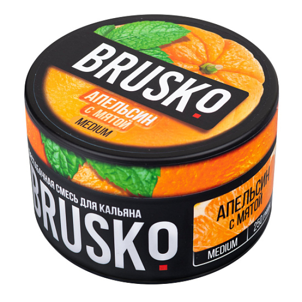 Смесь BRUSKO АПЕЛЬСИН С МЯТОЙ (MEDIUM) 250 гр в Челябинске