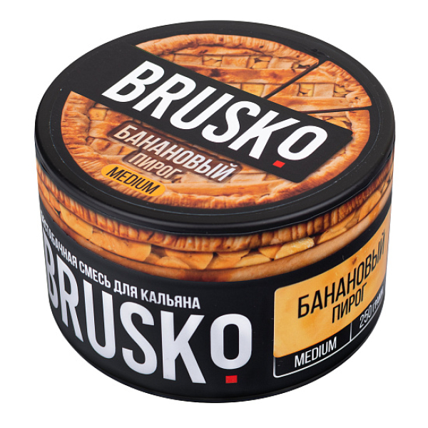 Смесь BRUSKO БАНАНОВЫЙ ПИРОГ (MEDIUM) 250 гр в Челябинске