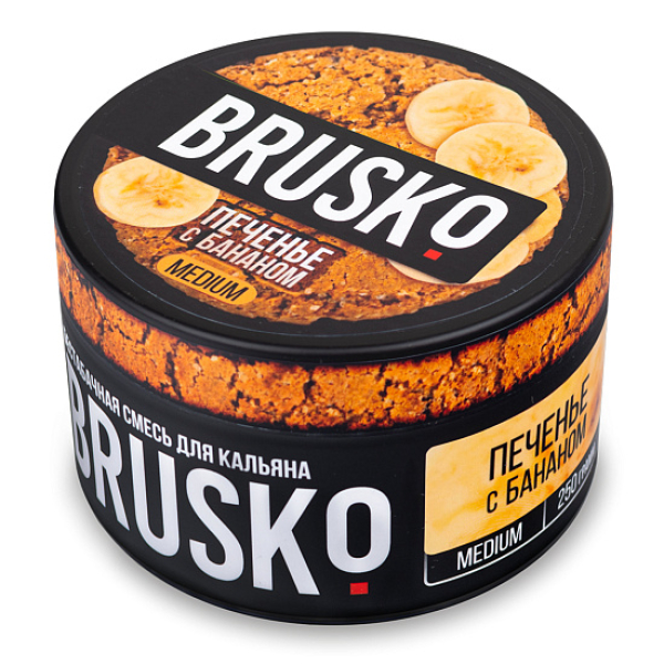 Смесь BRUSKO ПЕЧЕНЬЕ С БАНАНОМ (MEDIUM) 250 гр в Челябинске