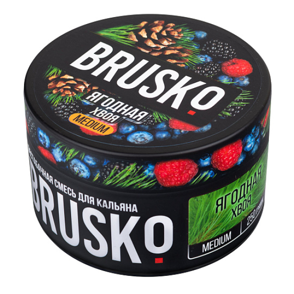 Смесь BRUSKO ЯГОДНАЯ ХВОЯ (MEDIUM) 250 гр в Челябинске