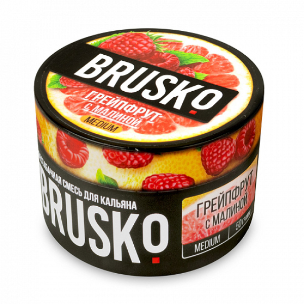 Смесь Brusko Medium Грейпфрут с малиной 50 грамм в Челябинске