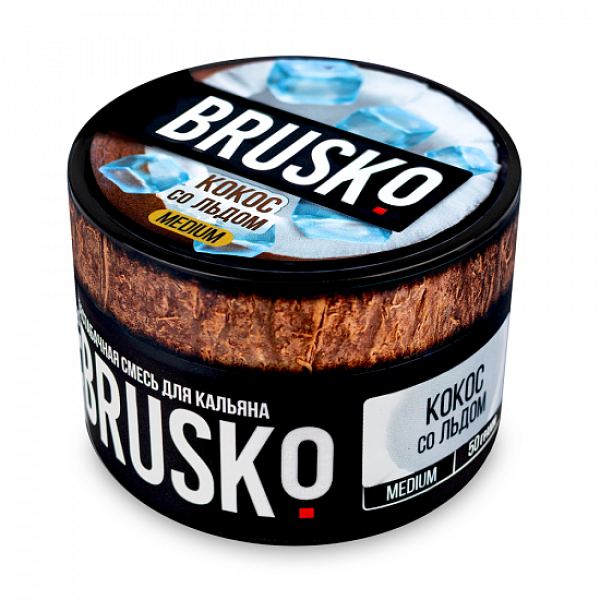 Смесь Brusko Medium Кокос лед 50 грамм в Челябинске