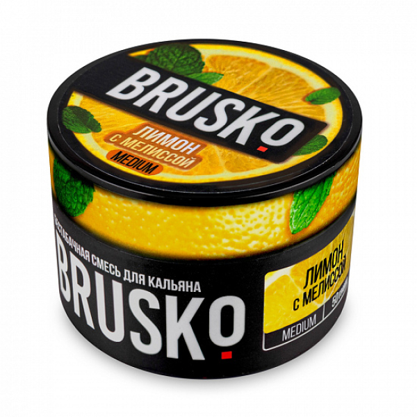 Смесь Brusko Medium Лимон мелисса 50 грамм в Челябинске