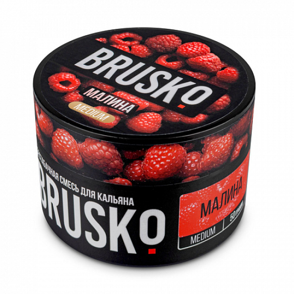 Смесь Brusko Medium Малина 50 грамм в Челябинске