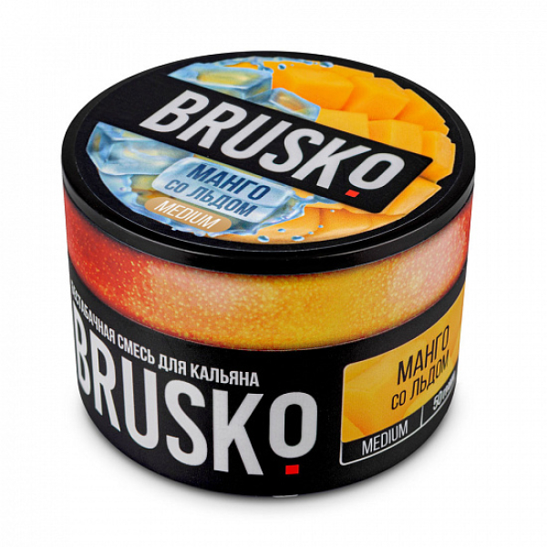 Смесь Brusko Medium Манго лед 50 грамм в Челябинске