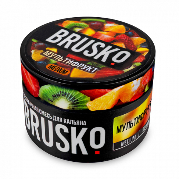 Смесь Brusko Medium Мультифрукт 50 грамм в Челябинске