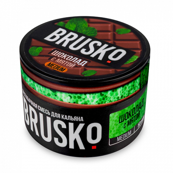 Смесь Brusko Medium Шоколад с мятой 50 грамм в Челябинске