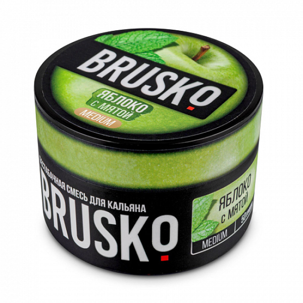 Смесь Brusko Medium Яблоко с мятой 50 грамм в Челябинске