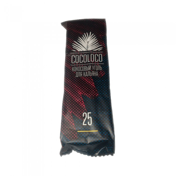 Кокосовый уголь Cocoloco 25мм - 12 шт. в Челябинске