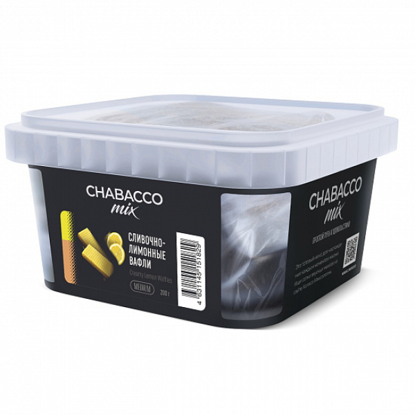 Смесь Chabacco mix Creamy Lemon Waffles (Сливочно-лимонные вафли) 200 гр в Челябинске