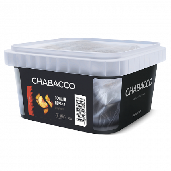 Смесь Chabacco Medium Juicy Peach (Сочный Персик) 200 гр в Челябинске
