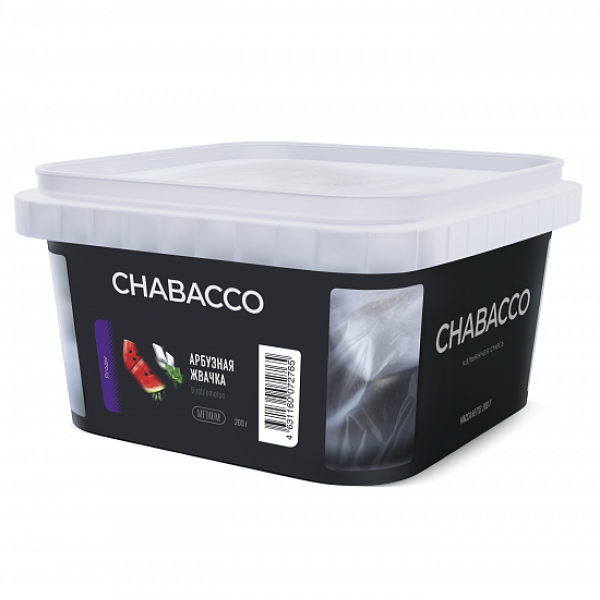 Смесь Chabacco Medium Watermelon Gum (Арбузная Жвачка) 200 гр в Челябинске