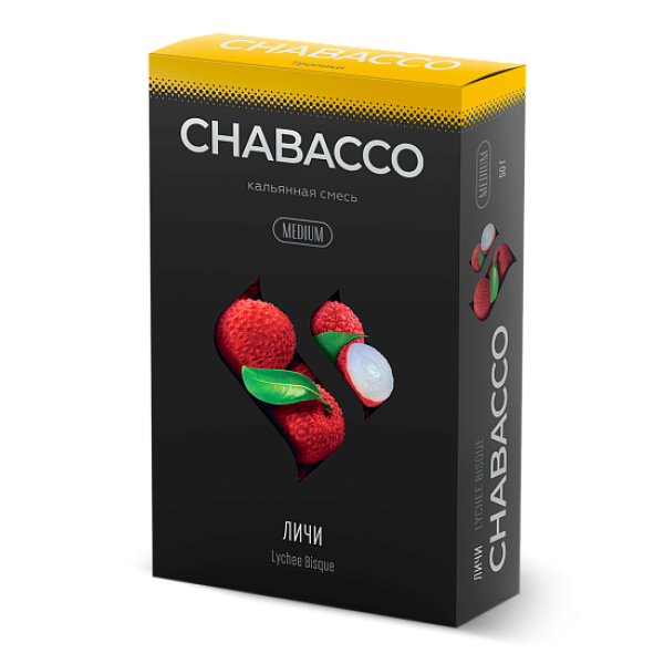Смесь Chabacco Medium LYCHEE BISQUE (ЛИЧИ) 50 гр в Челябинске