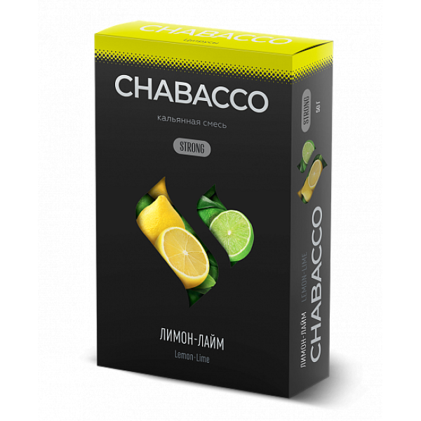 Смесь Chabacco Strong Lemon Lime 50 гр в Челябинске