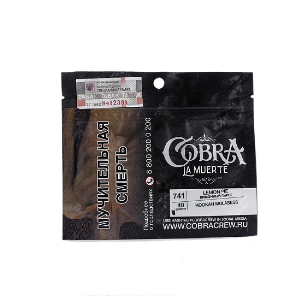 Табак Cobra La Muerte Lemon Pie 40 гр в Челябинске