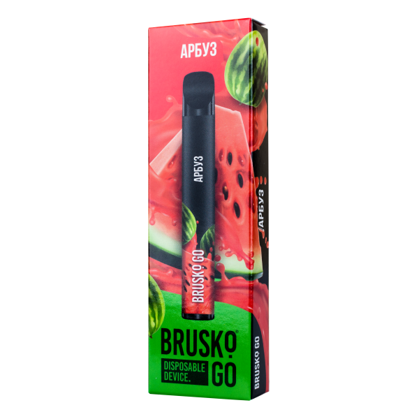 Одноразовая электронная сигарета Brusko Go Арбуз 800 затяжек в Челябинске