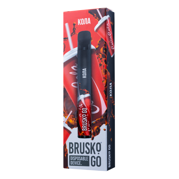 Одноразовая электронная сигарета Brusko Go Кола 800 затяжек в Челябинске