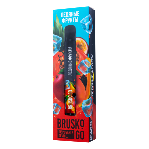 Одноразовая электронная сигарета Brusko Go Ледяные Фрукты 800 затяжек в Челябинске