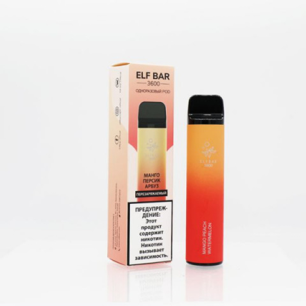 Elfbar (3600 (Манго персик арбуз)), 3600 тяг в Челябинске