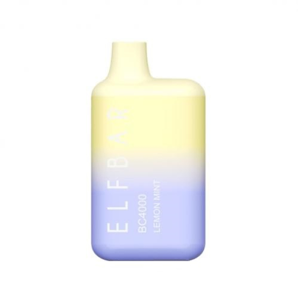 Elf Bar BC4000 Lemon Mint (Лимон с мятой), 4000 тяг в Челябинске