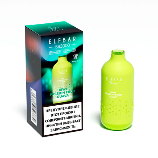Elfbar BB3000 Киви маракуйя гуава, 3000 тяг в Челябинске