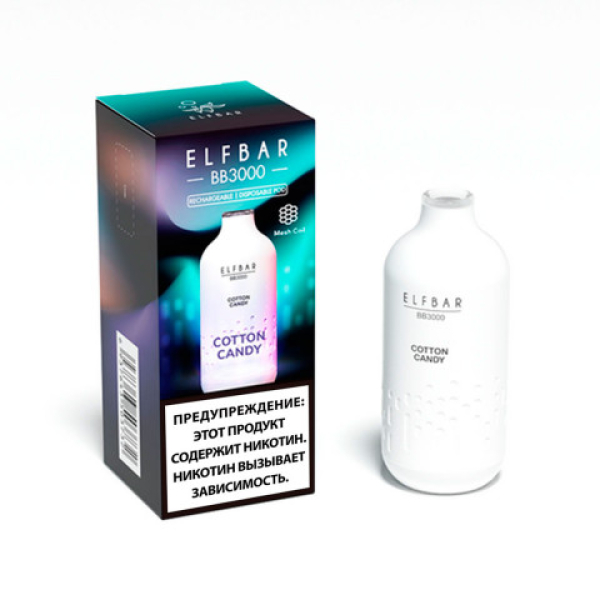 Elfbar BB3000 Сахарная вата, 3000 тяг в Челябинске