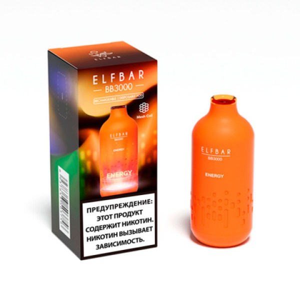 Elfbar BB3000 Энергетик, 3000 тяг в Челябинске