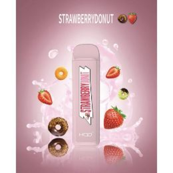 HQD MEGA Strawberry Donut (Клубничный Пончик), 1800 тяг в Челябинске