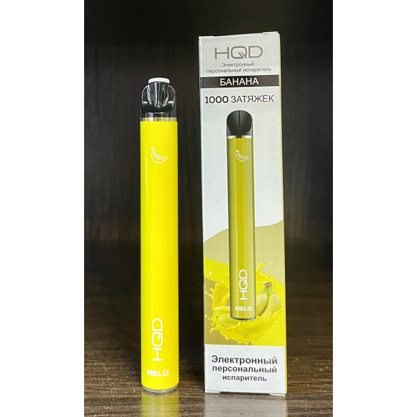 HQD melo banana (банан) 1000 затяжек в Челябинске