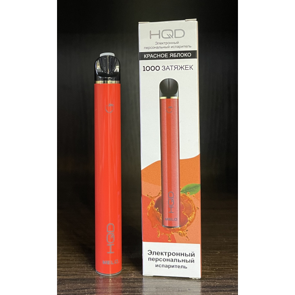 HQD melo red apple (красное яблоко) 1000 затяжек в Челябинске
