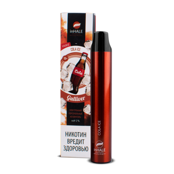 inHale Guliver Hard Cola Ice (Кола Со Льдом) 1500 затяжек в Челябинске