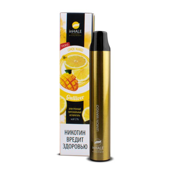 inHale Guliver Hard Lemon Mango (Лимон Манго) 1500 затяжек в Челябинске