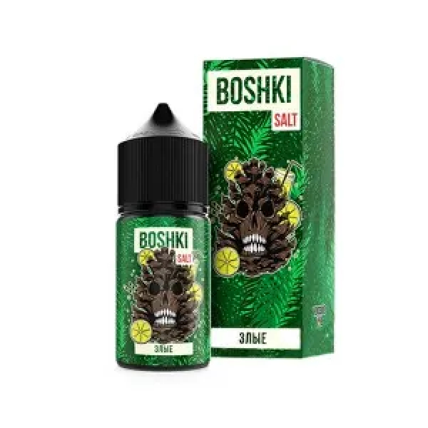 Жидкость BOSHKI Salt Злые (Лимонад ягоды хвоя) (30 мл, 20 мг/мл) в Челябинске
