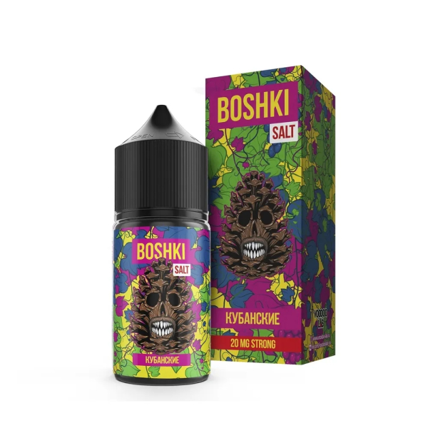 Жидкость BOSHKI Salt Кубанские (Виноград черника хвоя) (30 мл, 20 мг/мл) в Челябинске