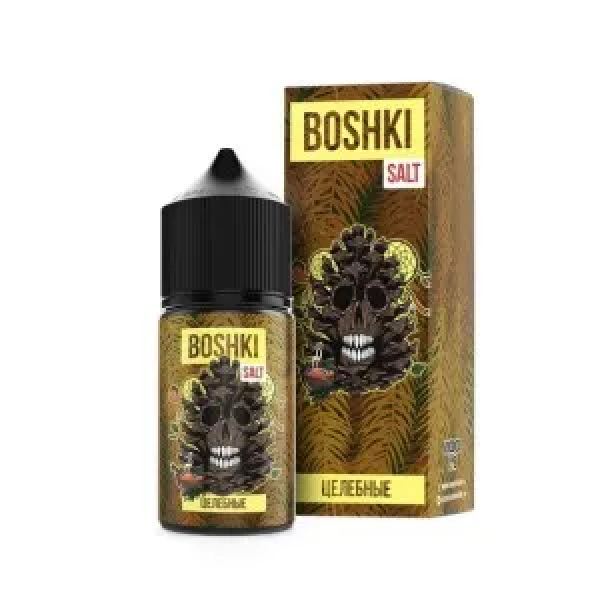 Жидкость BOSHKI Salt Целебные (Мёд трава чай хвоя) (30 мл, 20 мг/мл) в Челябинске