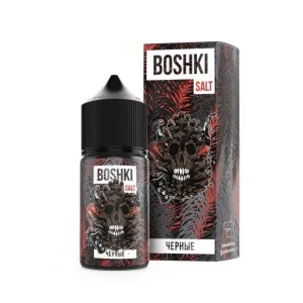 Жидкость BOSHKI Salt Черные (кола хвоя) (30 мл, 20 мг/мл) в Челябинске