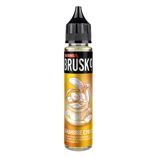 Жидкость Brusko Salt Банановое Суфле 30 мл в Челябинске