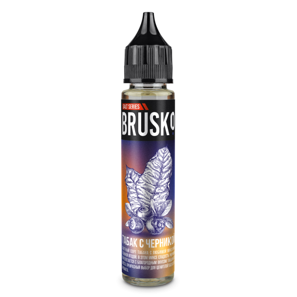 Жидкость Brusko Salt Табак С Черникой 30 мл в Челябинске