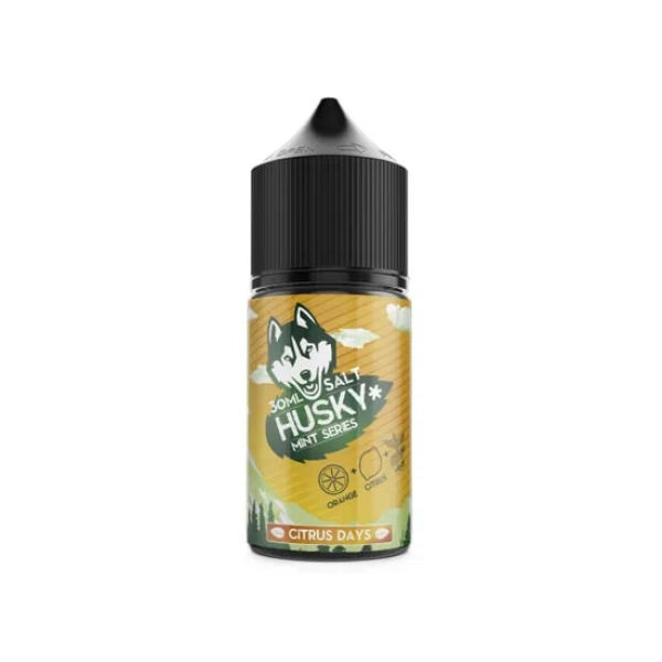 Жидкость Husky salt Mint series Citrus Days (Мороженное апельсин мята) (30 мл, 20 мг/мл) в Челябинске