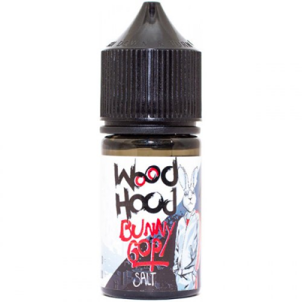 Жидкость Wood Hood Bunny Gop (Малина Черника Черная Смородина Лед) (30 мл, 20 мг/мл) в Челябинске